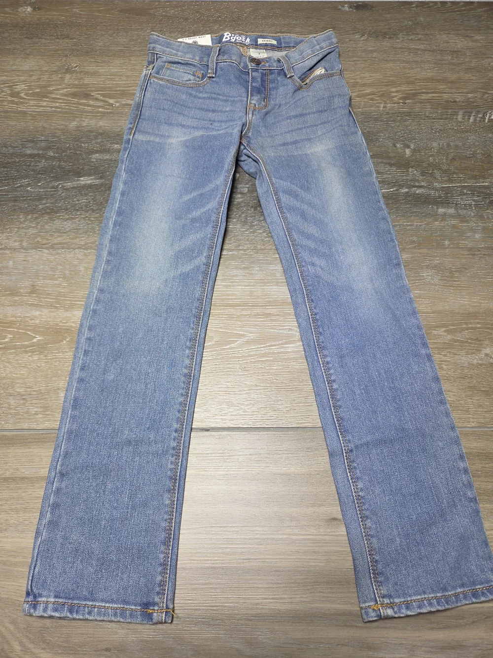 OshKosh B'gosh Skinny Jeans Kids Size 7 Blue Adjustable Waist